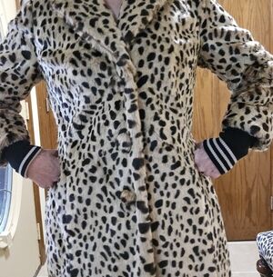 Leopard Print Teddy Jacket